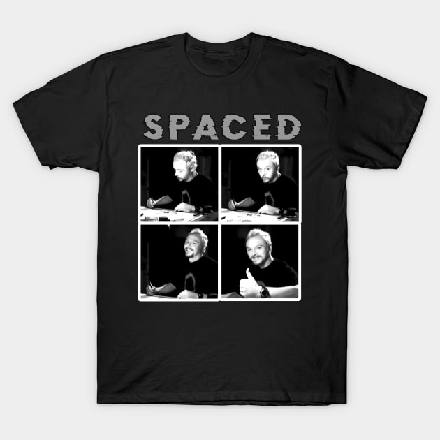 Spaced - Simon Pegg Meme T-Shirt by elevens.design